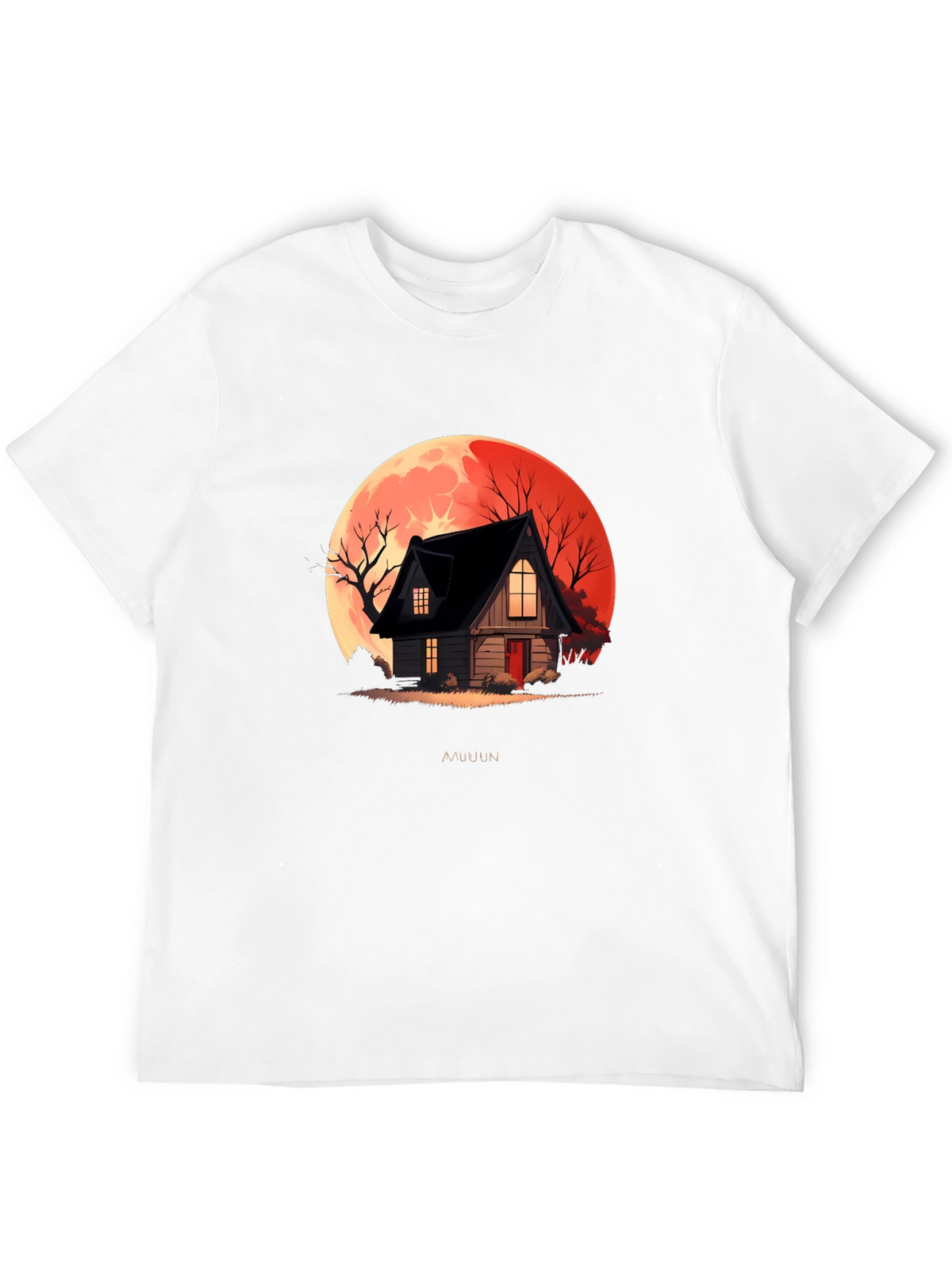 Spooky House Graphic T-Shirt