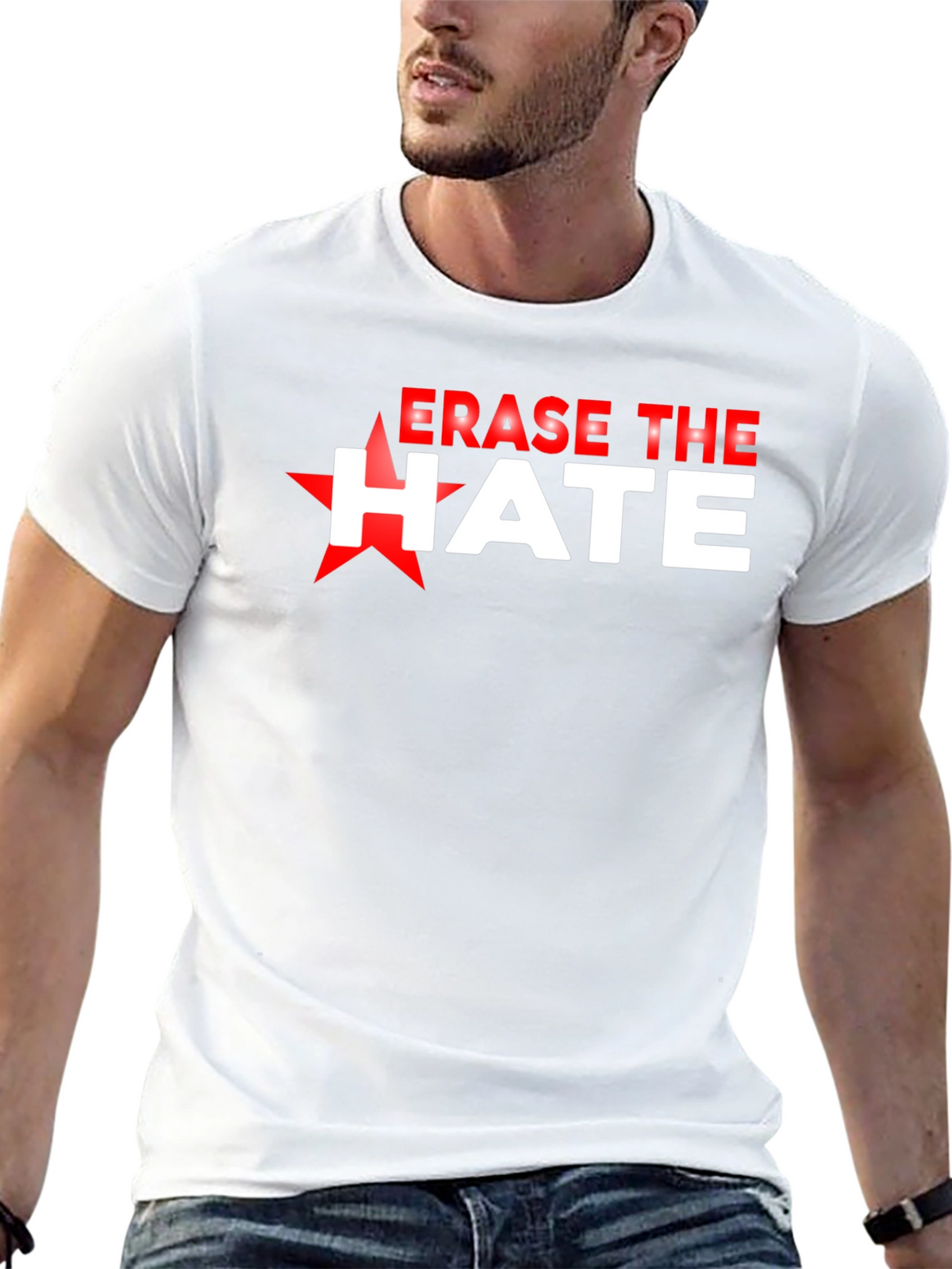 Erase the Hate Graphic T-Shirt