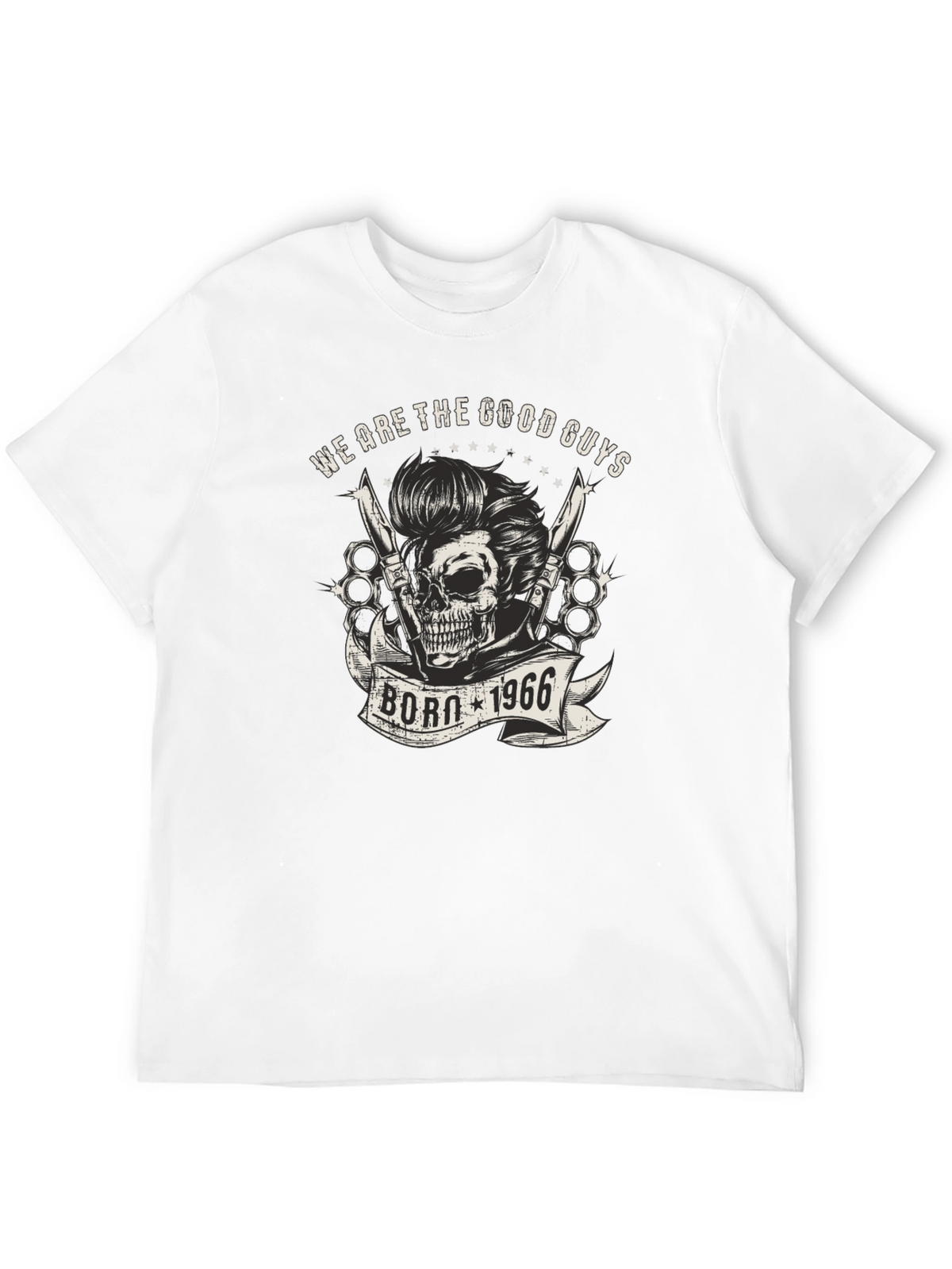 Born 1966 Skull Graphic T-Shirt