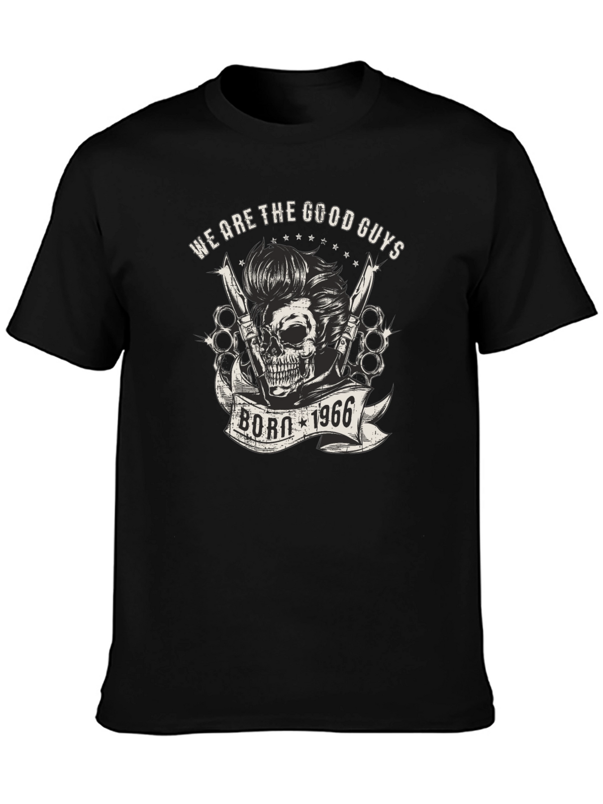 Born 1966 Skull Graphic T-Shirt