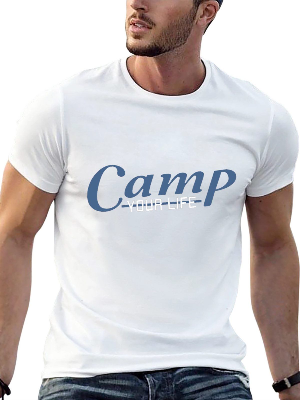 Camp Your Life Black T-Shirt