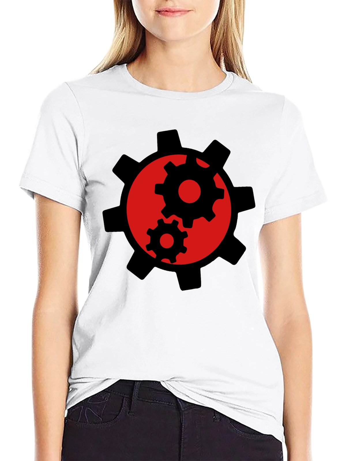 Gear Graphic Black T-Shirt