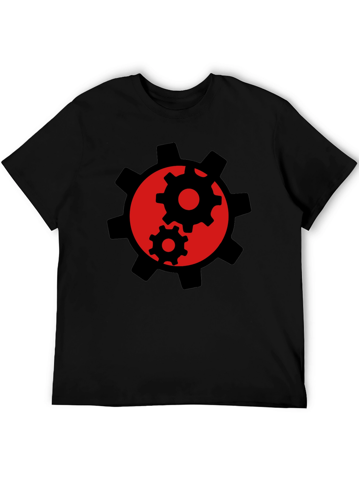 Gear Graphic Black T-Shirt