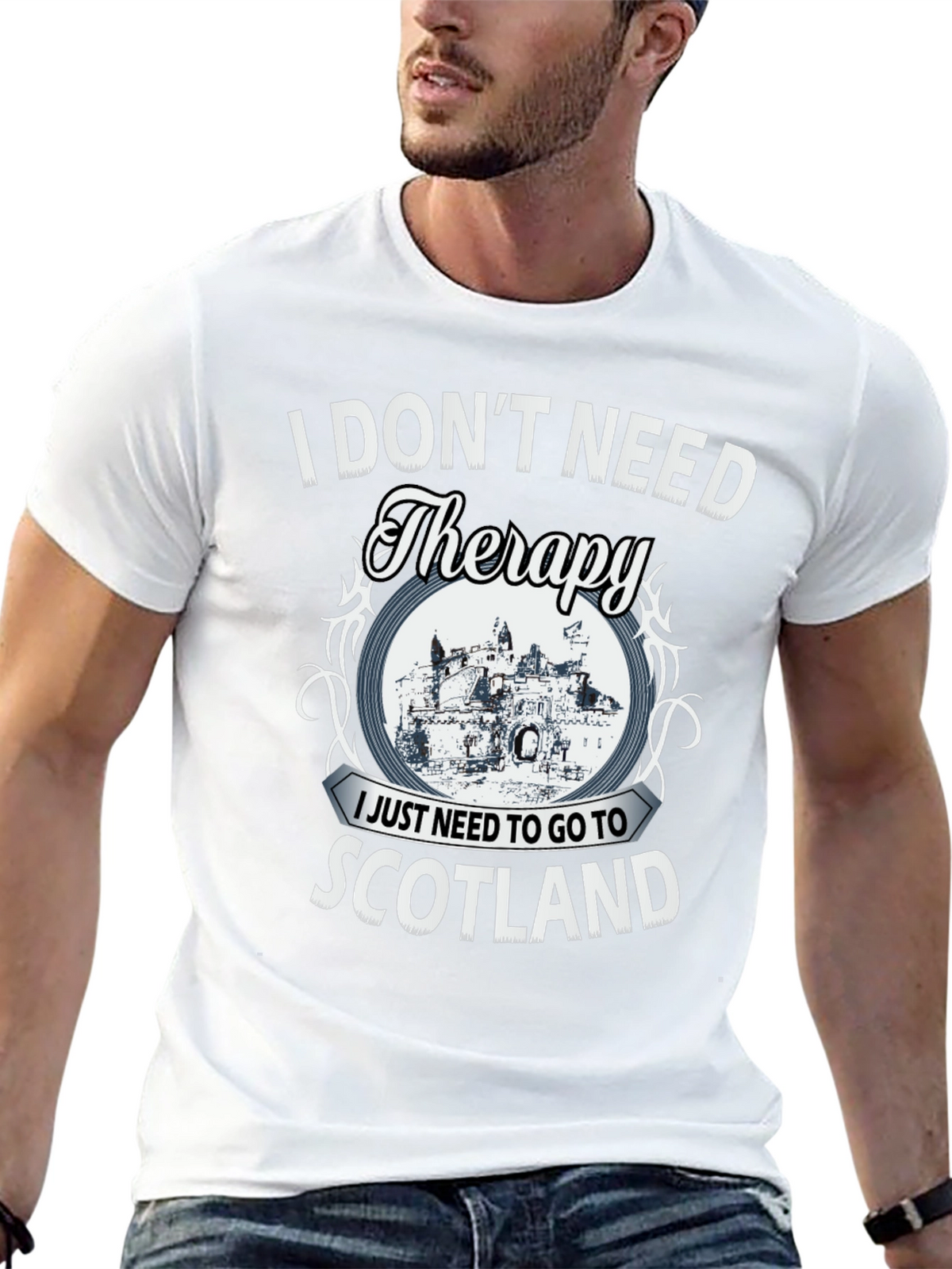 Scotland Therapy Graphic T-Shirt