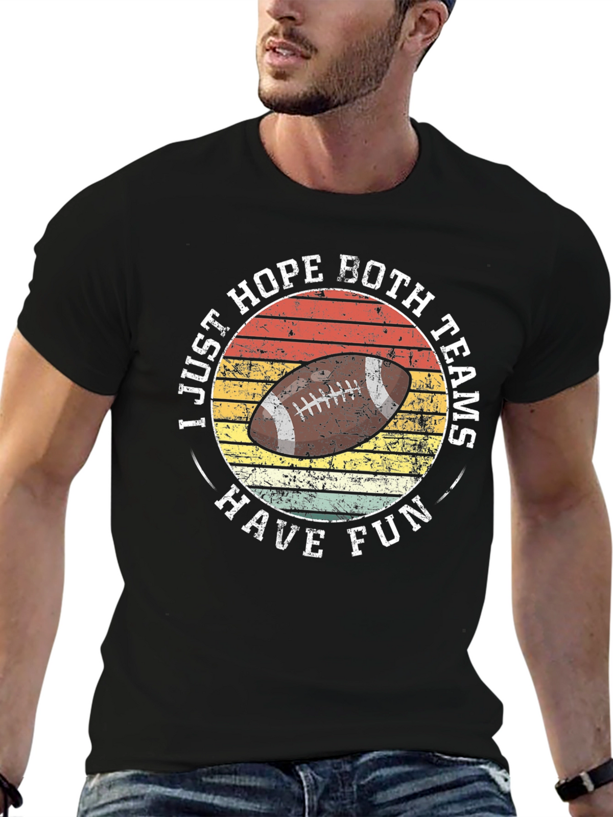 Retro Football T-Shirt - Hope Both Teams Have Fun!