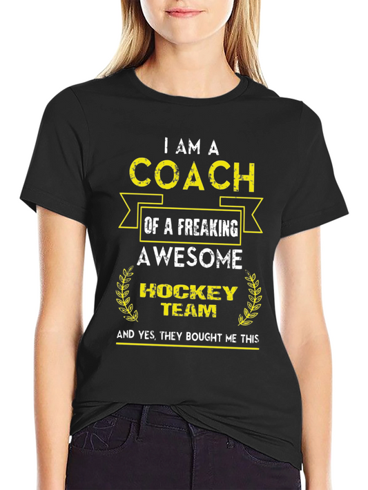 Awesome Hockey Coach T-Shirt