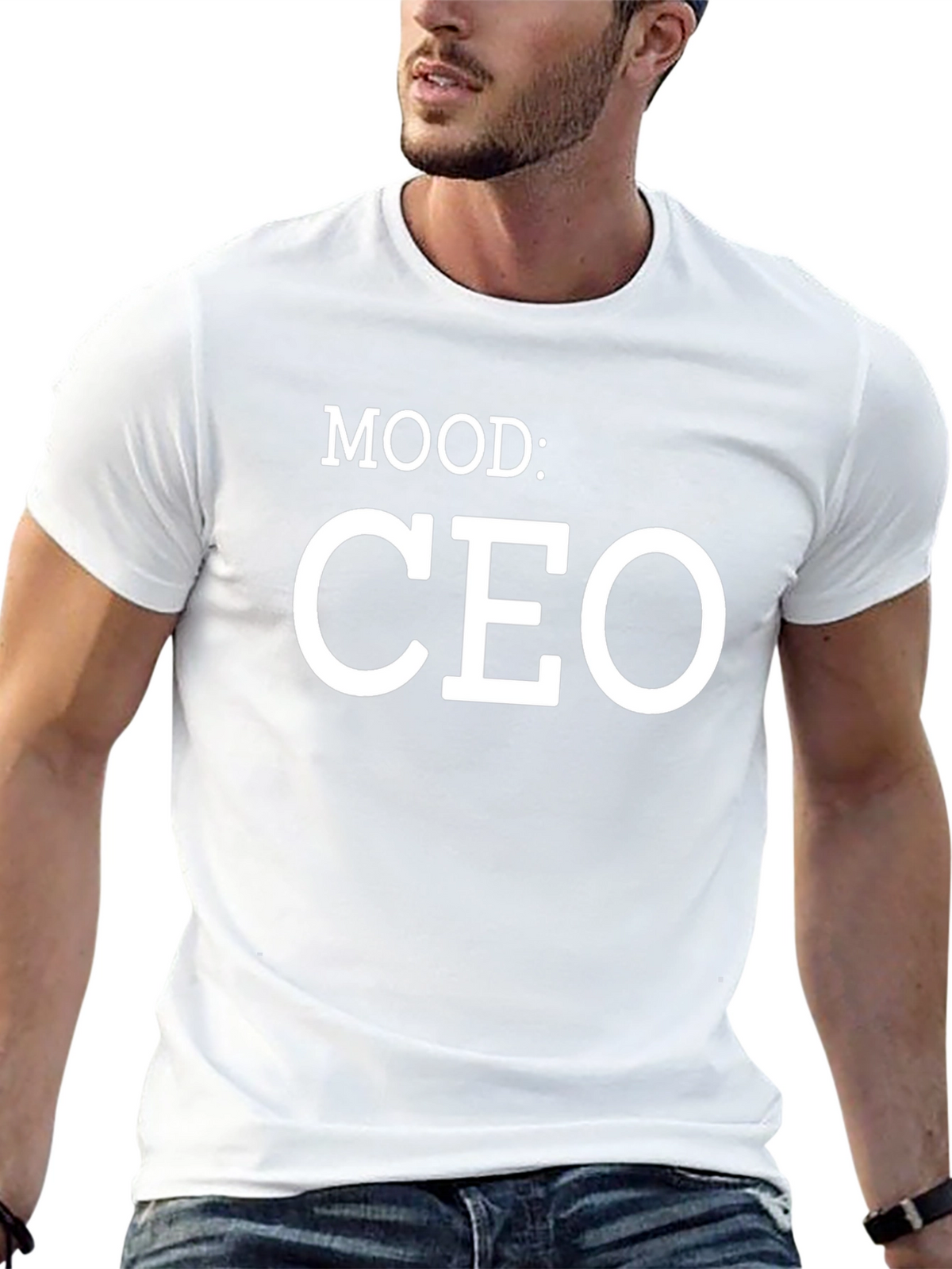 Mood: CEO Black Graphic T-Shirt