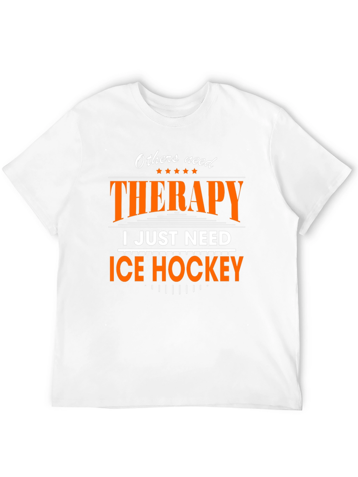 Ice Hockey Therapy T-Shirt - Funny Hockey Fan Tee