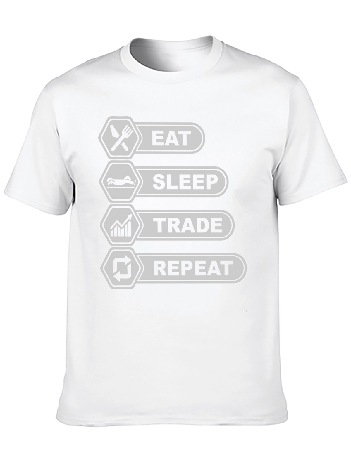 Eat Sleep Trade Repeat T-Shirt - Trader Lifestyle Tee
