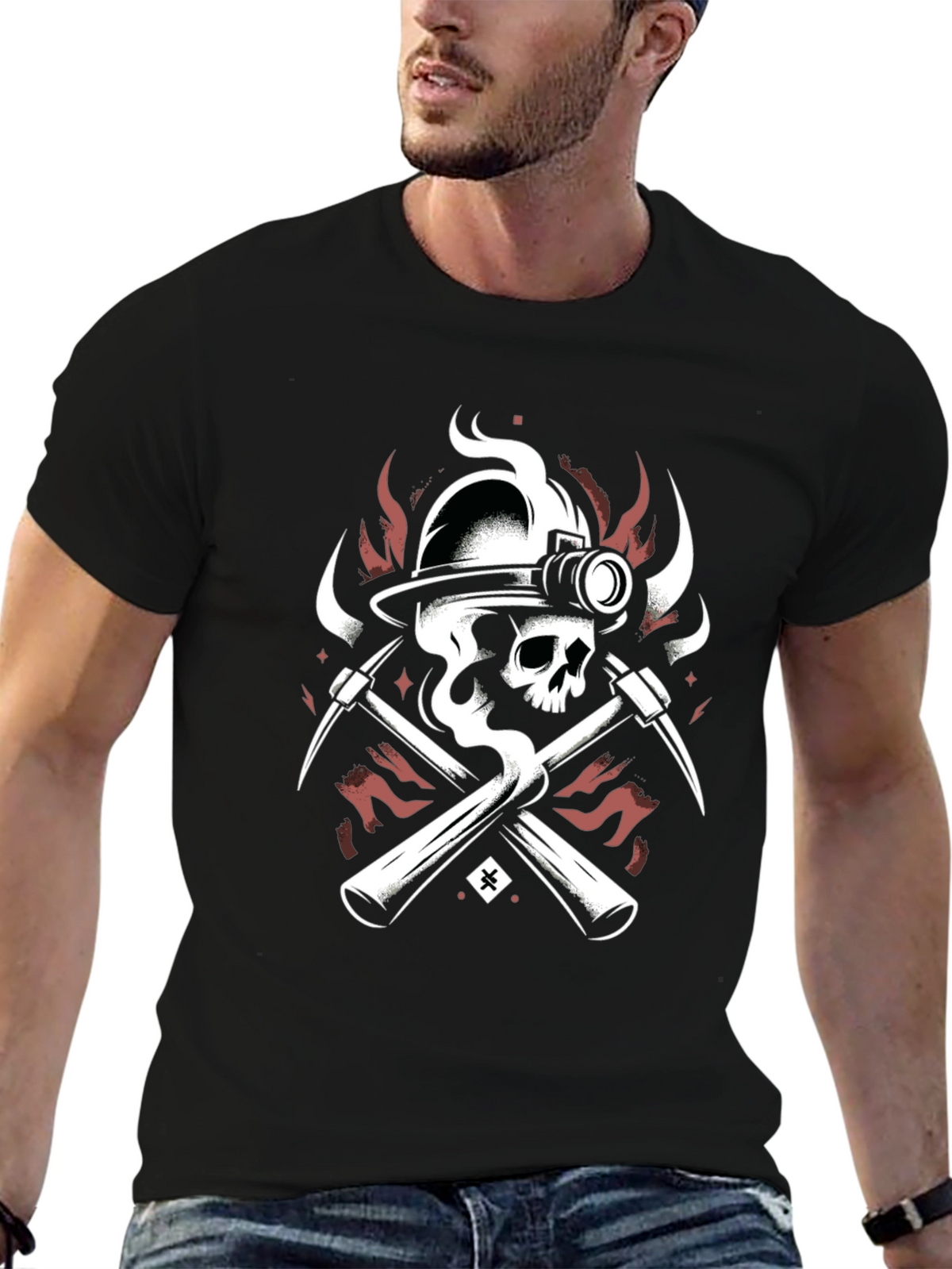 Miner Skull T-Shirt