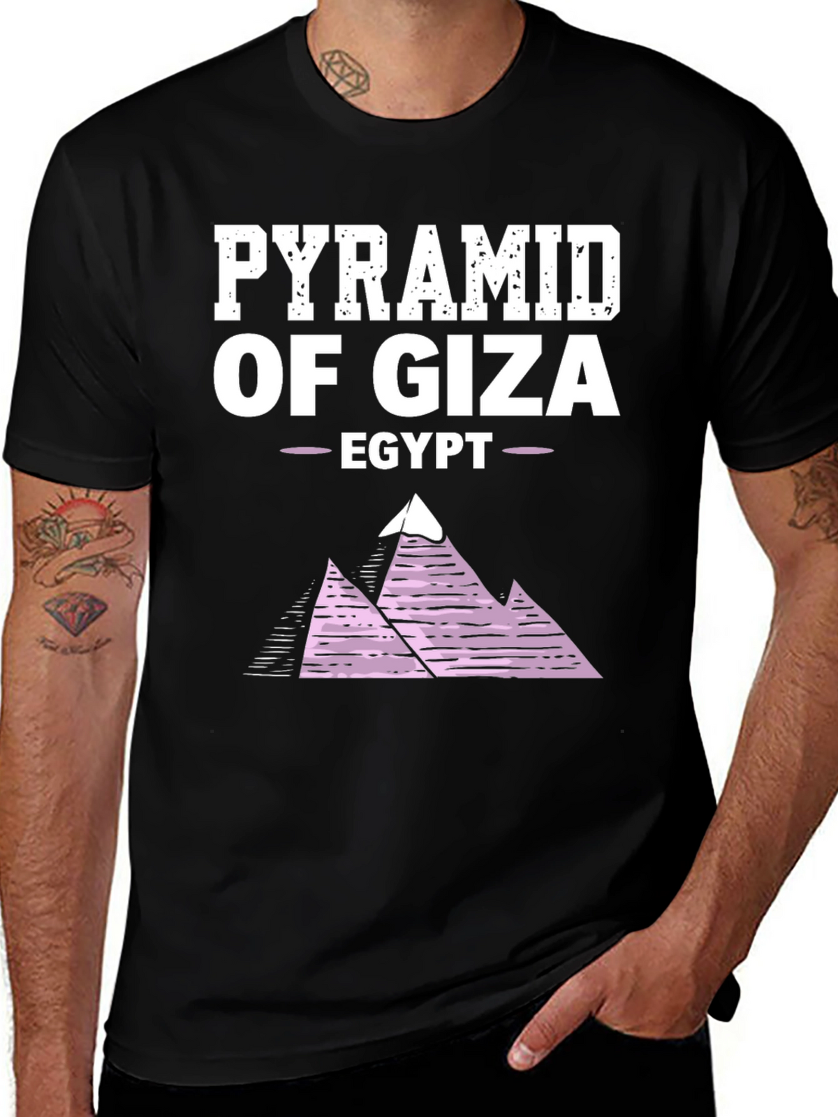 Pyramid of Giza Egypt Graphic T-Shirt