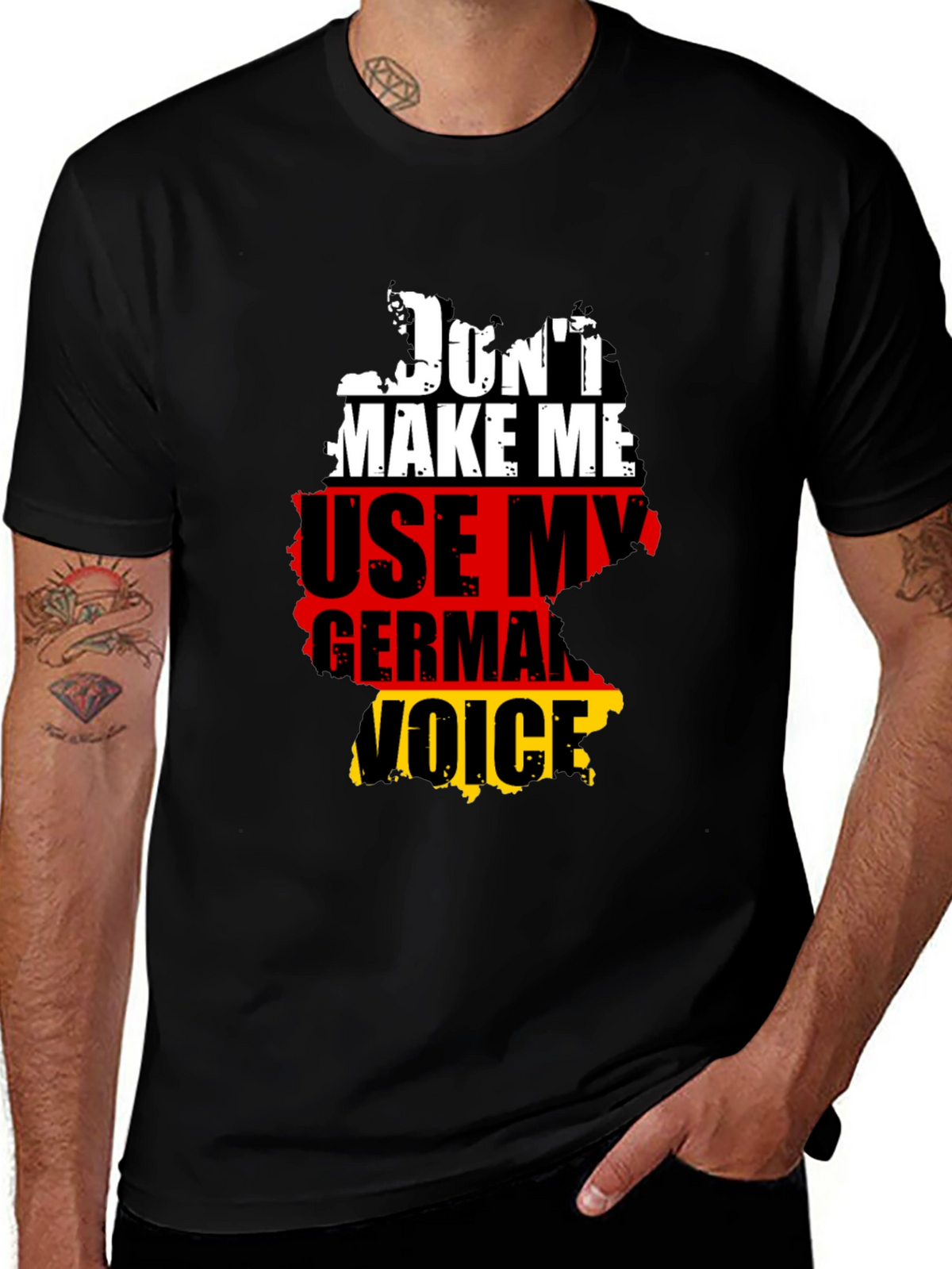 German Voice T-Shirt - Black