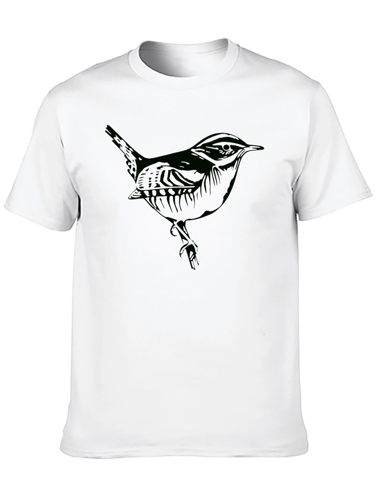 Bird Graphic Tee - Mens Black T-Shirt