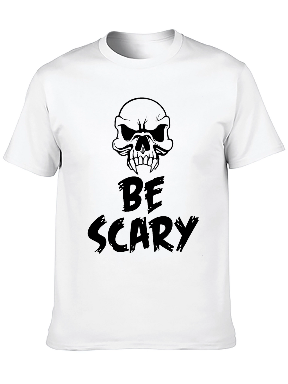 Be Scary Skull T-Shirt - Halloween Style!
