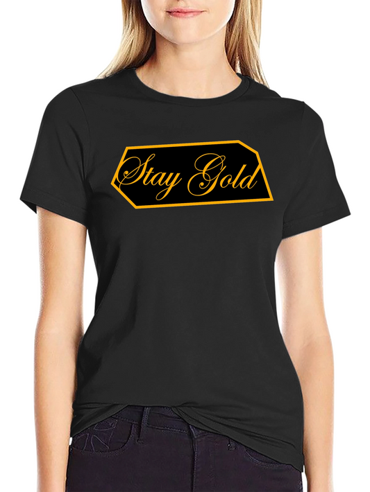 Stay Gold T-Shirt - Stylish Graphic Tee