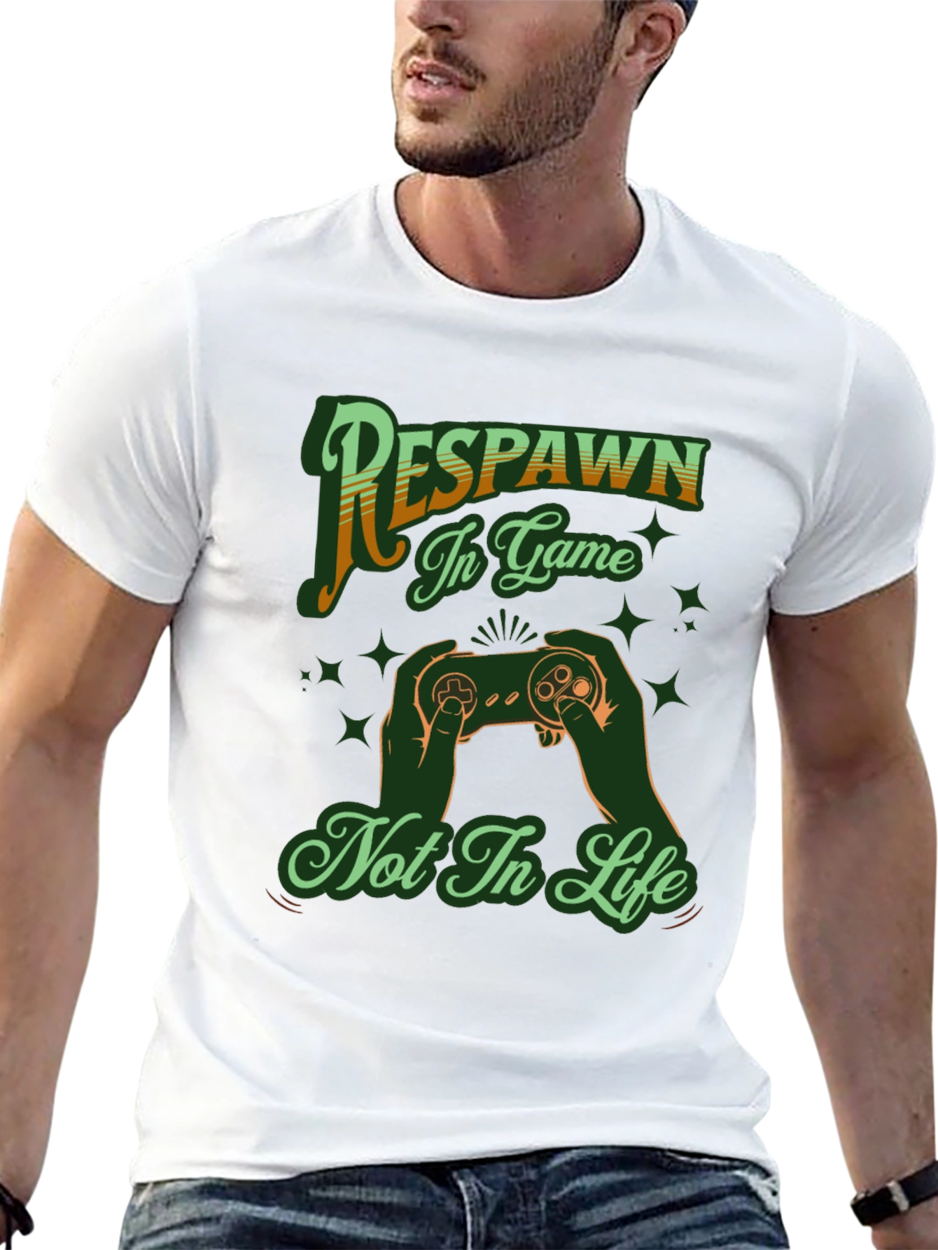 Respawn In Game Black T-Shirt