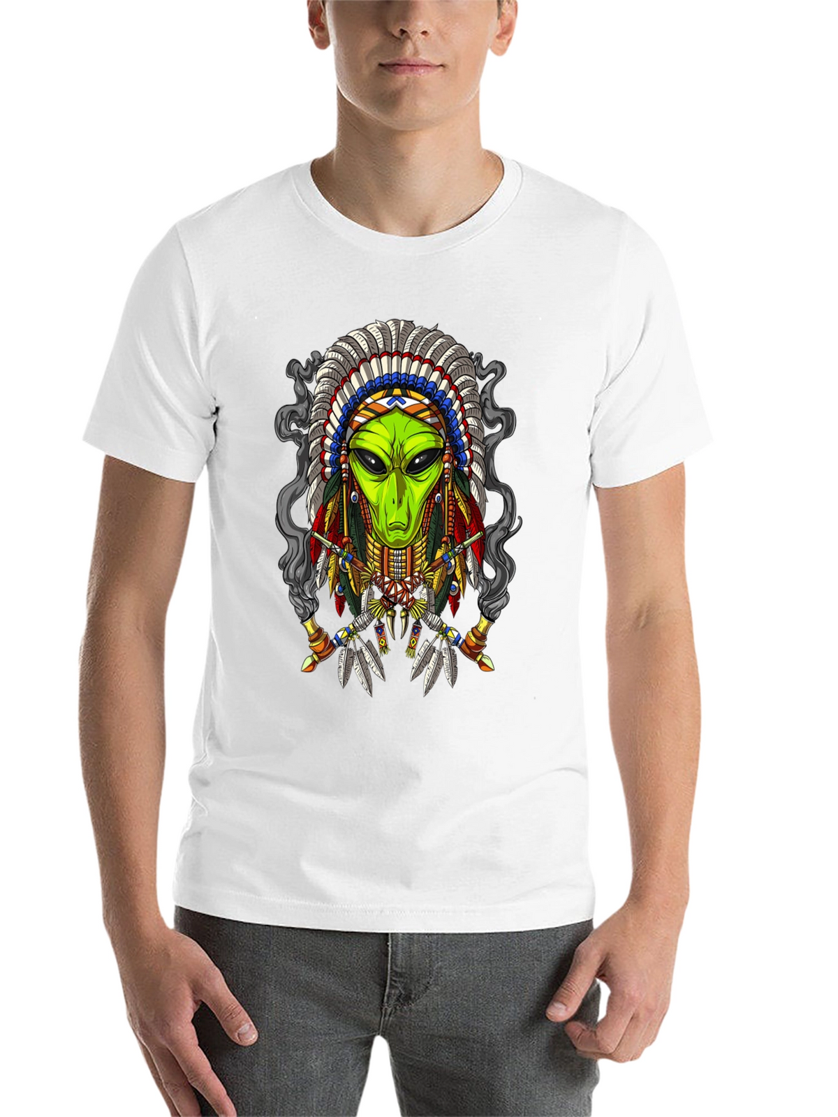 Alien Chief T-Shirt - Unique Graphic Tee