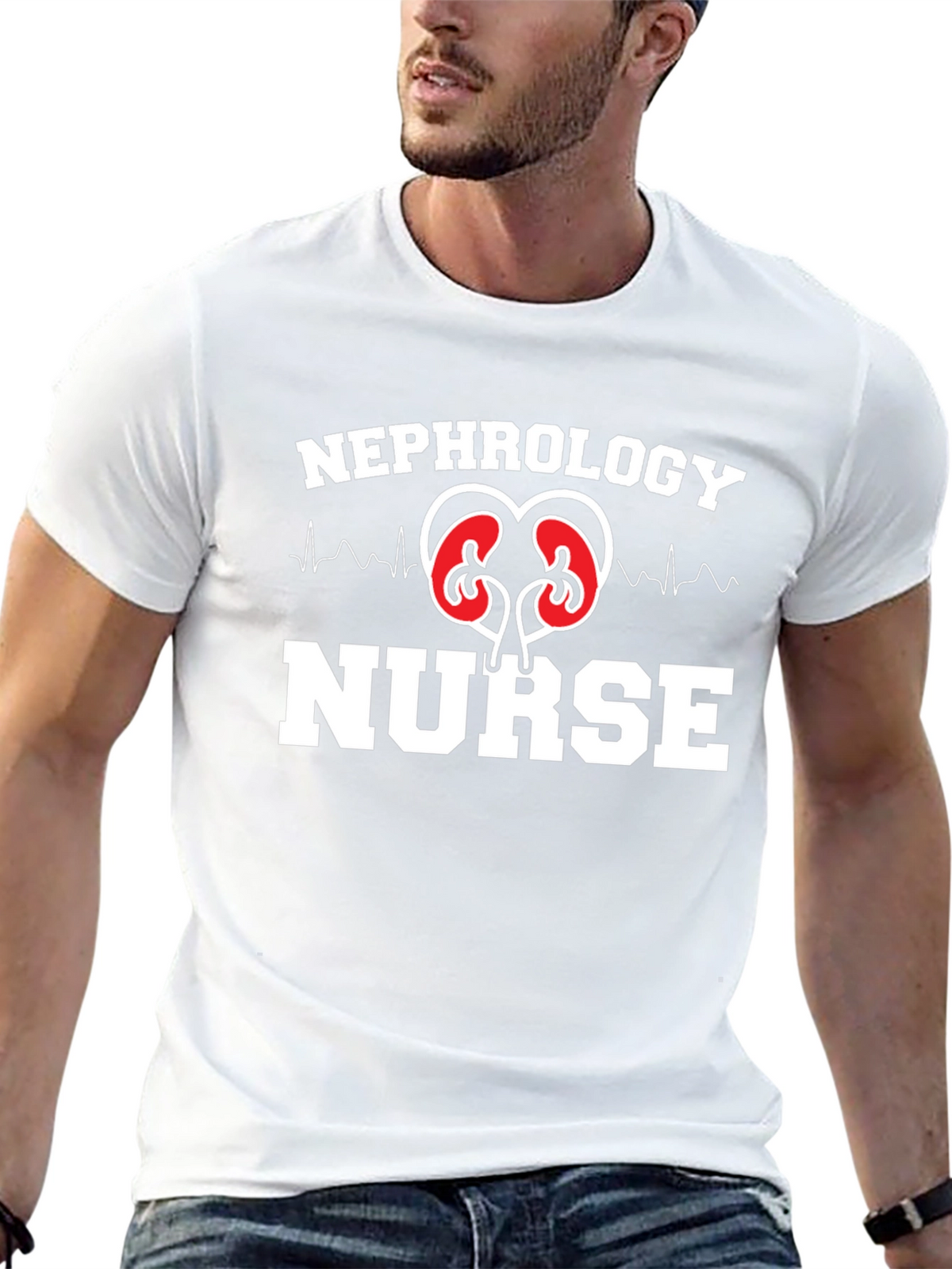 Nephrology Nurse Kidney T-Shirt - Medical Profession Tee