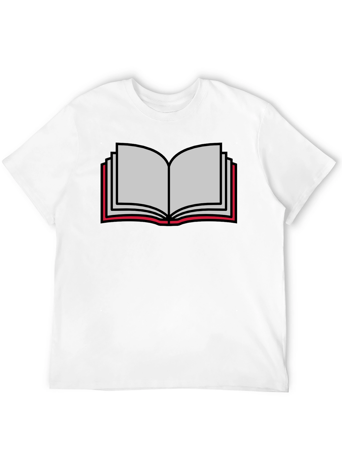 Book Lovers Tee - Open Book Graphic T-Shirt