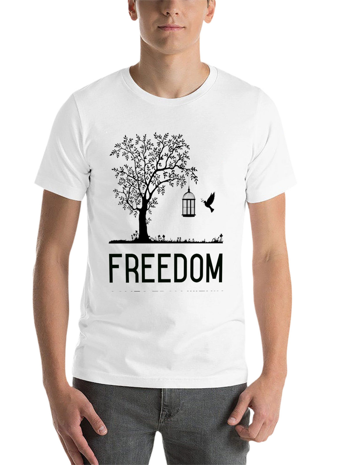 Freedom Tree Birdcage T-Shirt