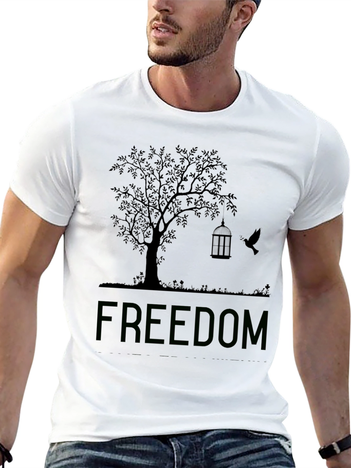 Freedom Tree Birdcage T-Shirt