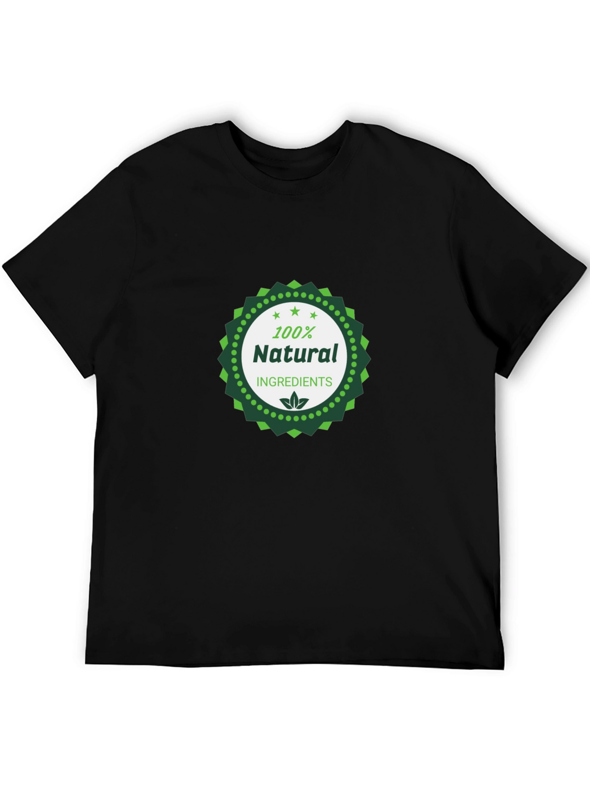 Natural Ingredients Black T-Shirt