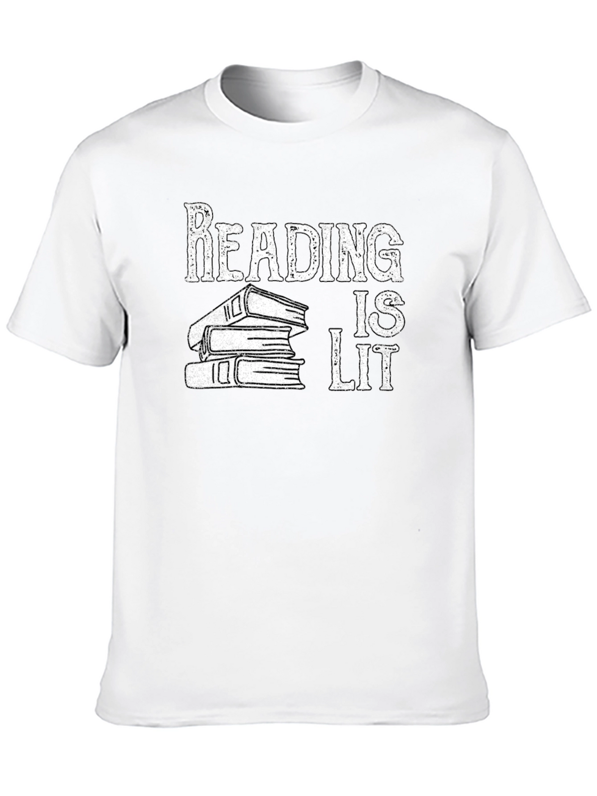 Reading is Lit Black Graphic Tee