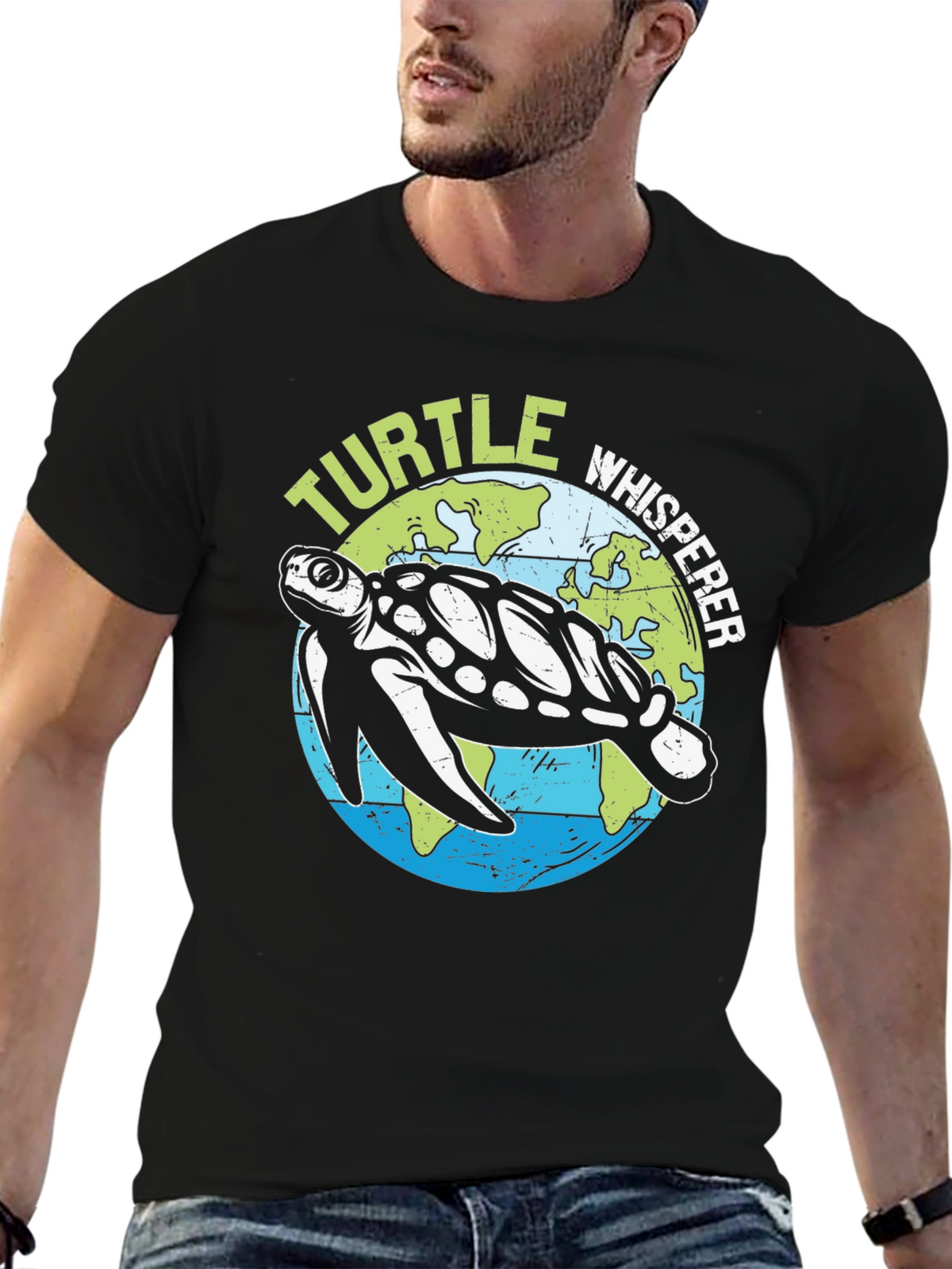 Turtle Whisperer Graphic Tee - Ocean Lover