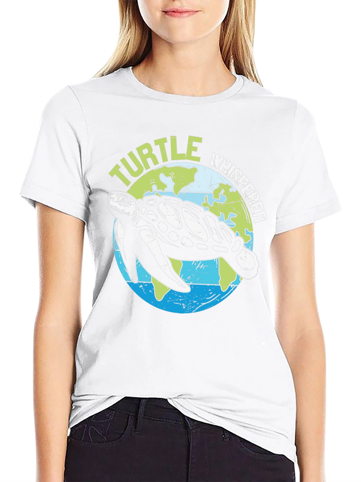 Turtle Whisperer Graphic Tee - Ocean Lover