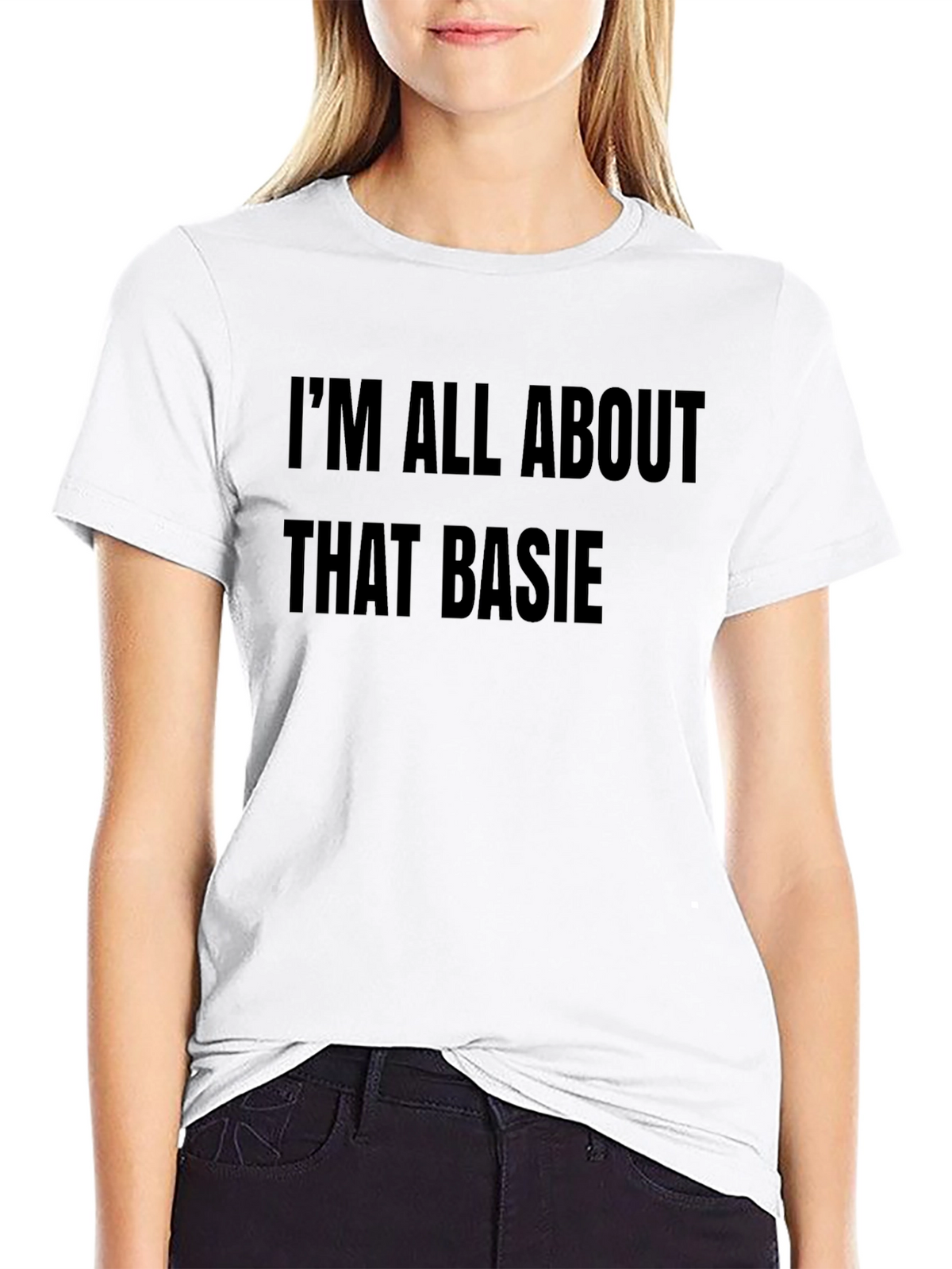 Im All About That Basie Black T-Shirt