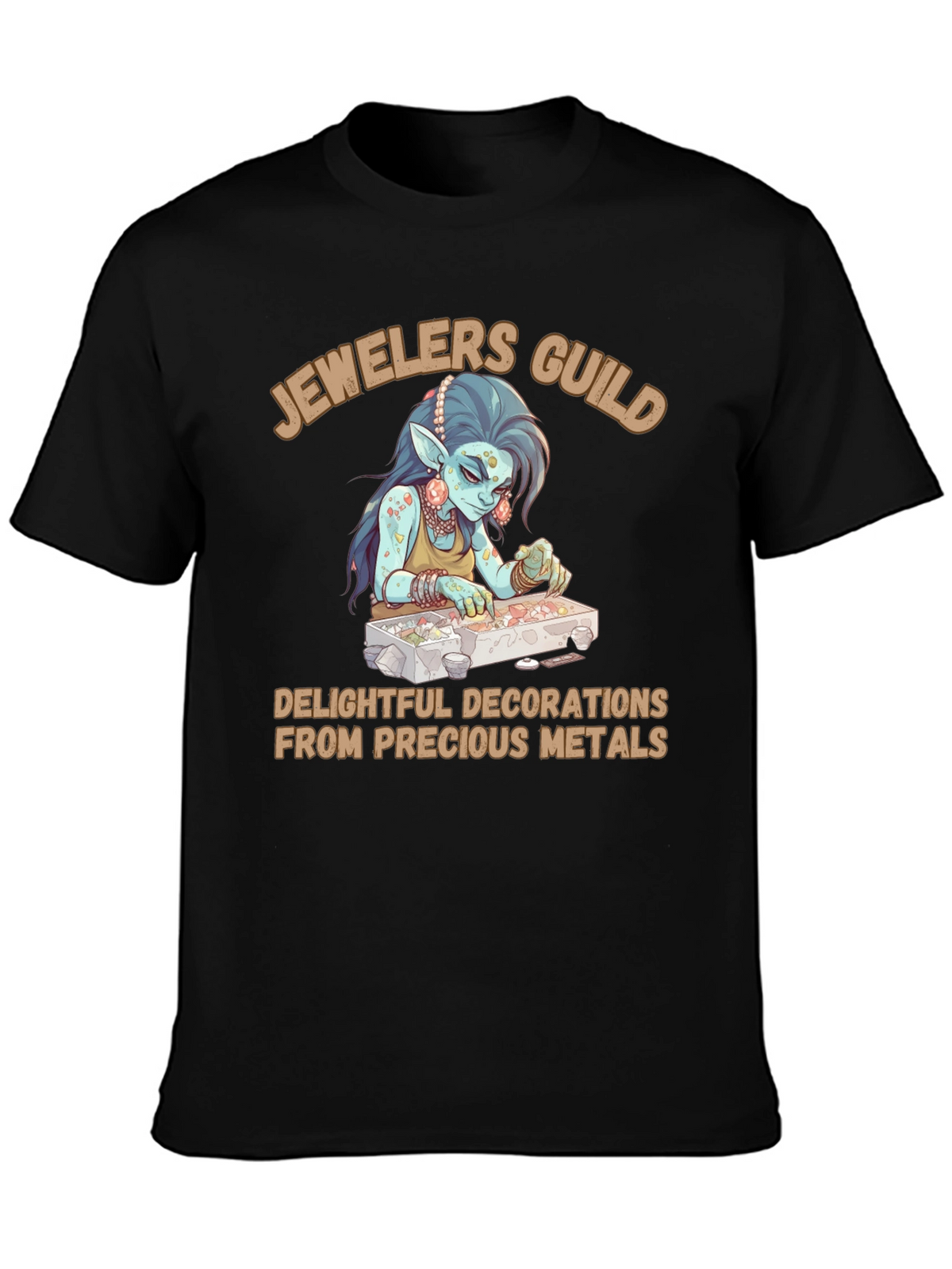 Jewelers Guild T-Shirt - Precious Metals Design