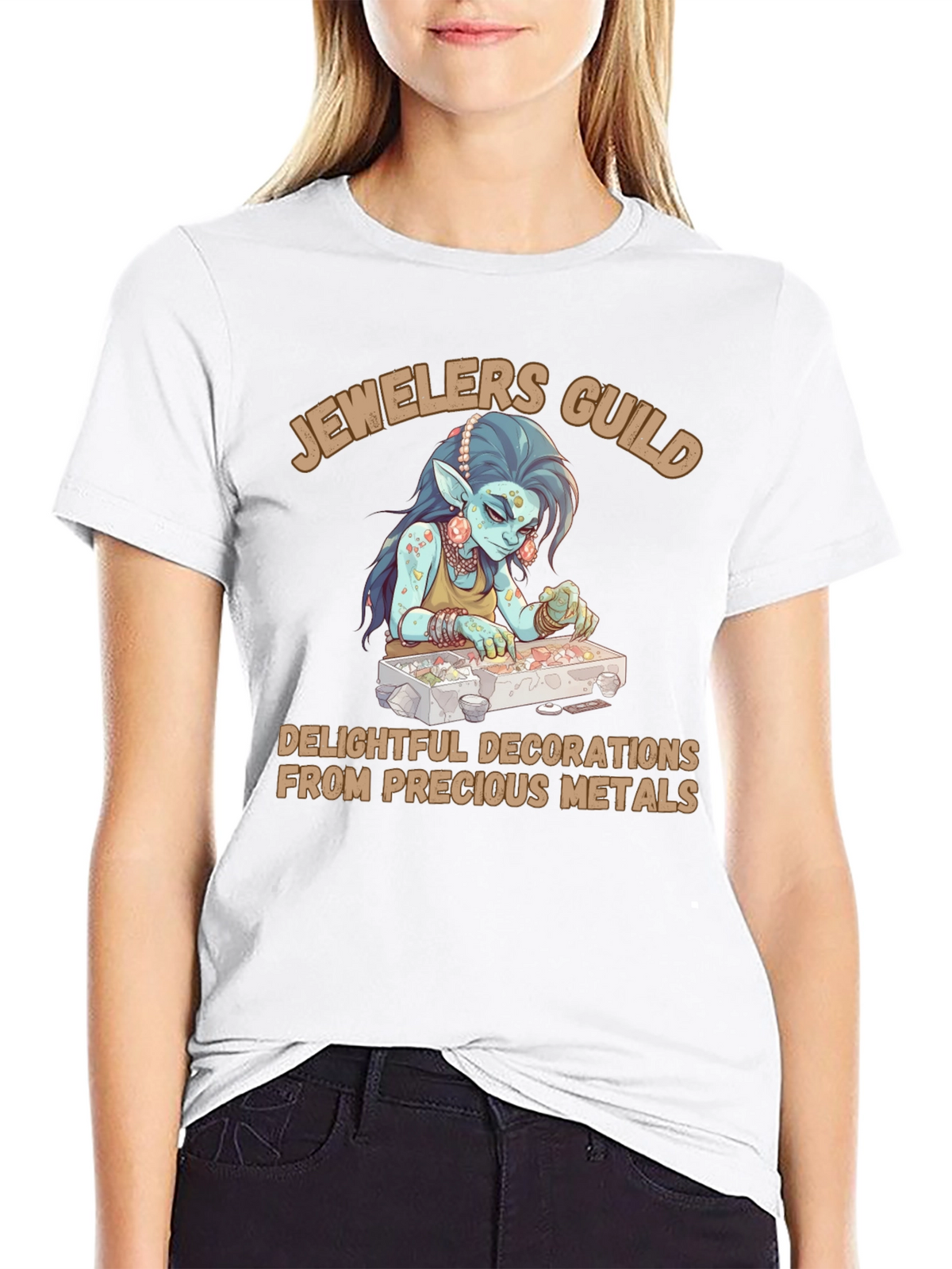 Jewelers Guild T-Shirt - Precious Metals Design
