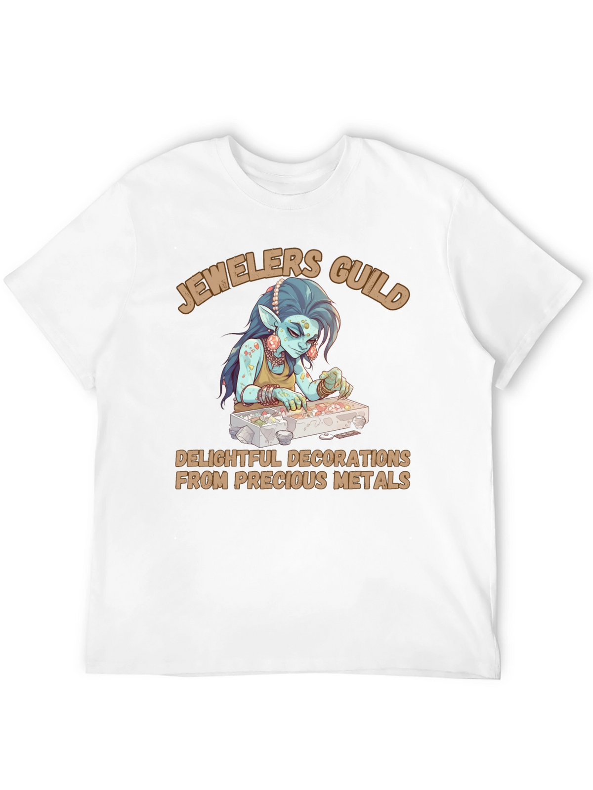 Jewelers Guild T-Shirt - Precious Metals Design
