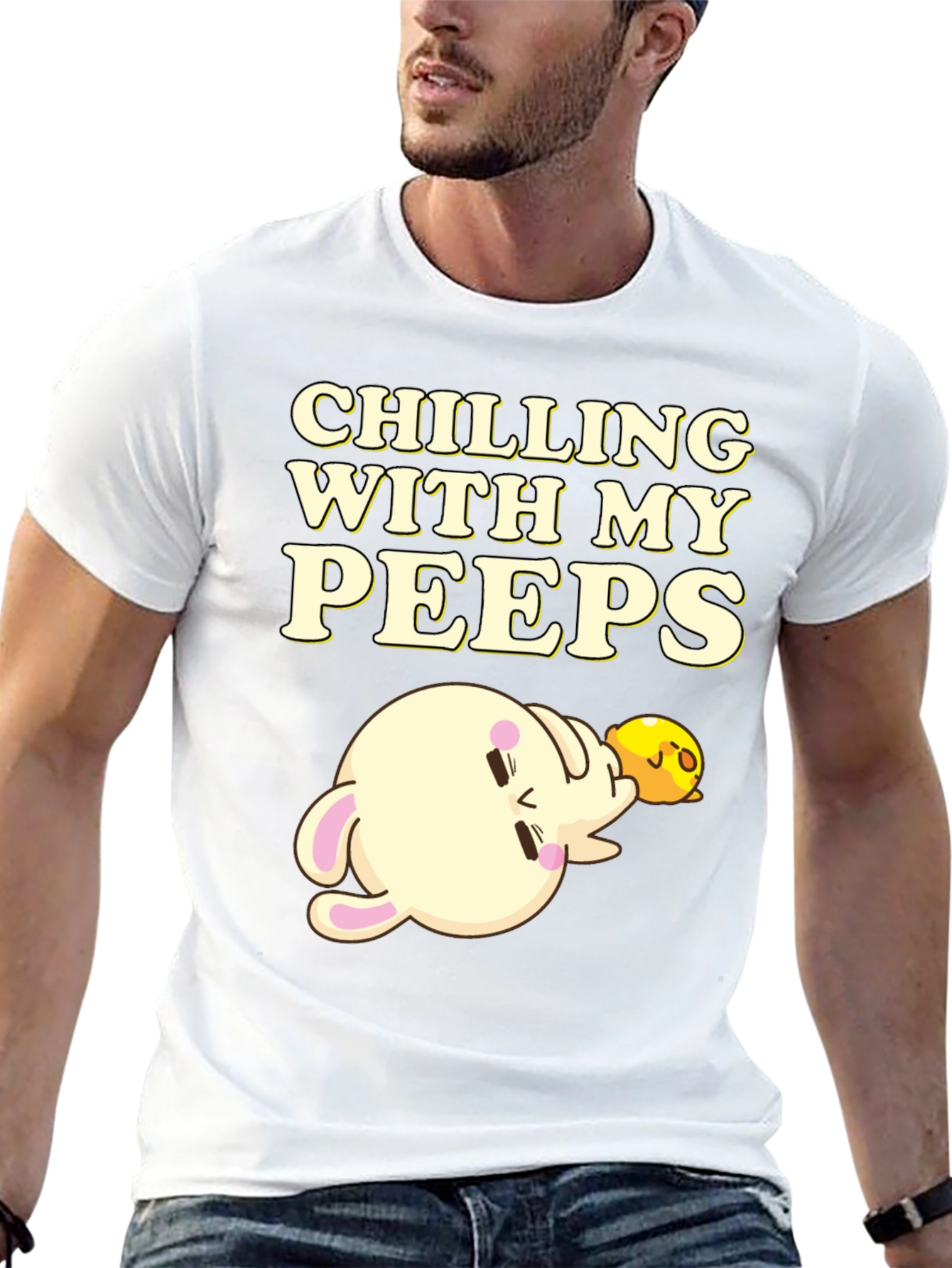 Chilling with my Peeps T-Shirt Black