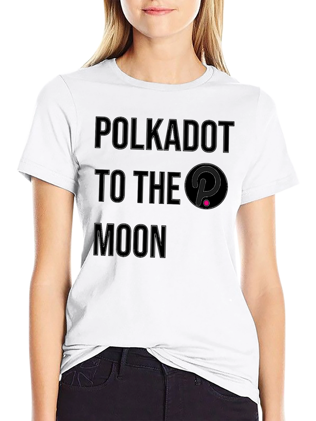 Polkadot To The Moon Crypto T-Shirt