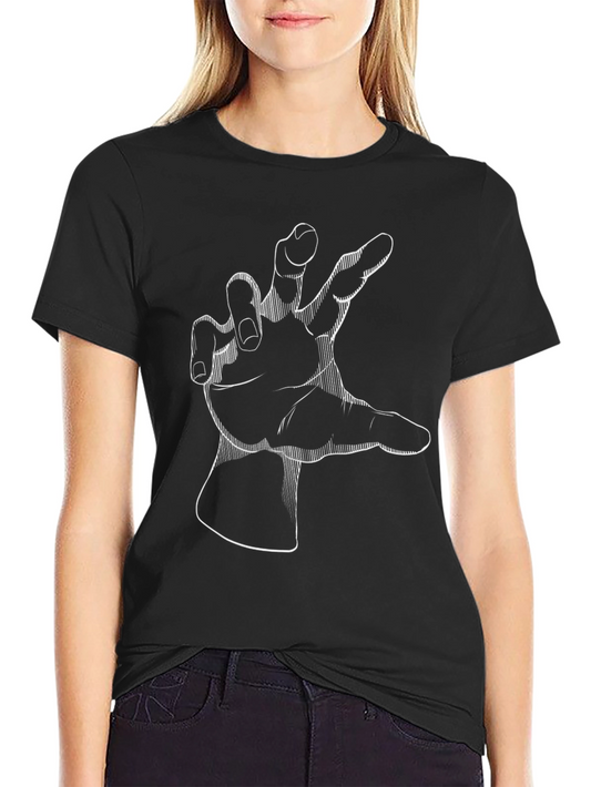 Hand Graphic Black T-Shirt