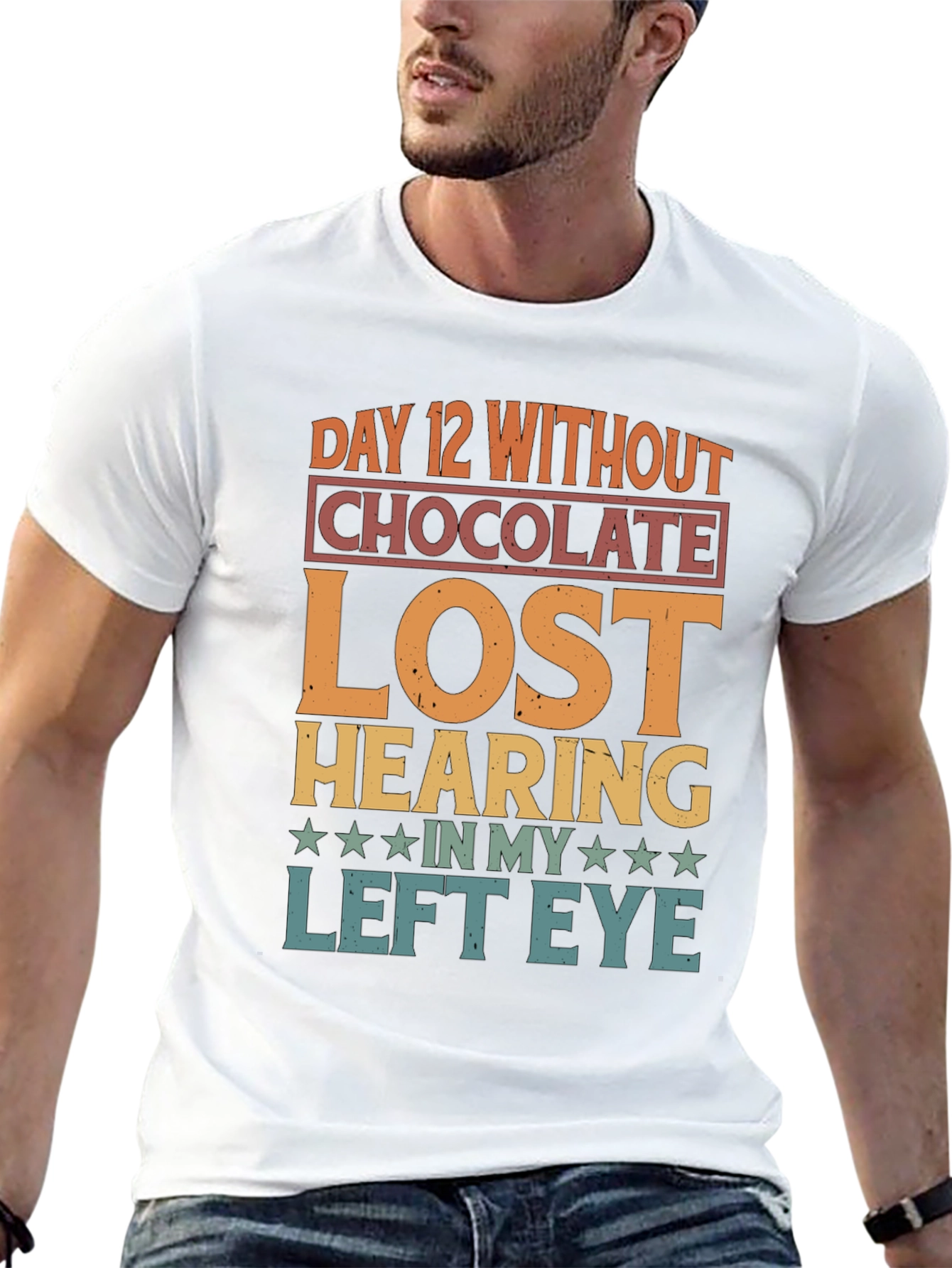 Funny Chocolate Withdrawal Graphic T-Shirt