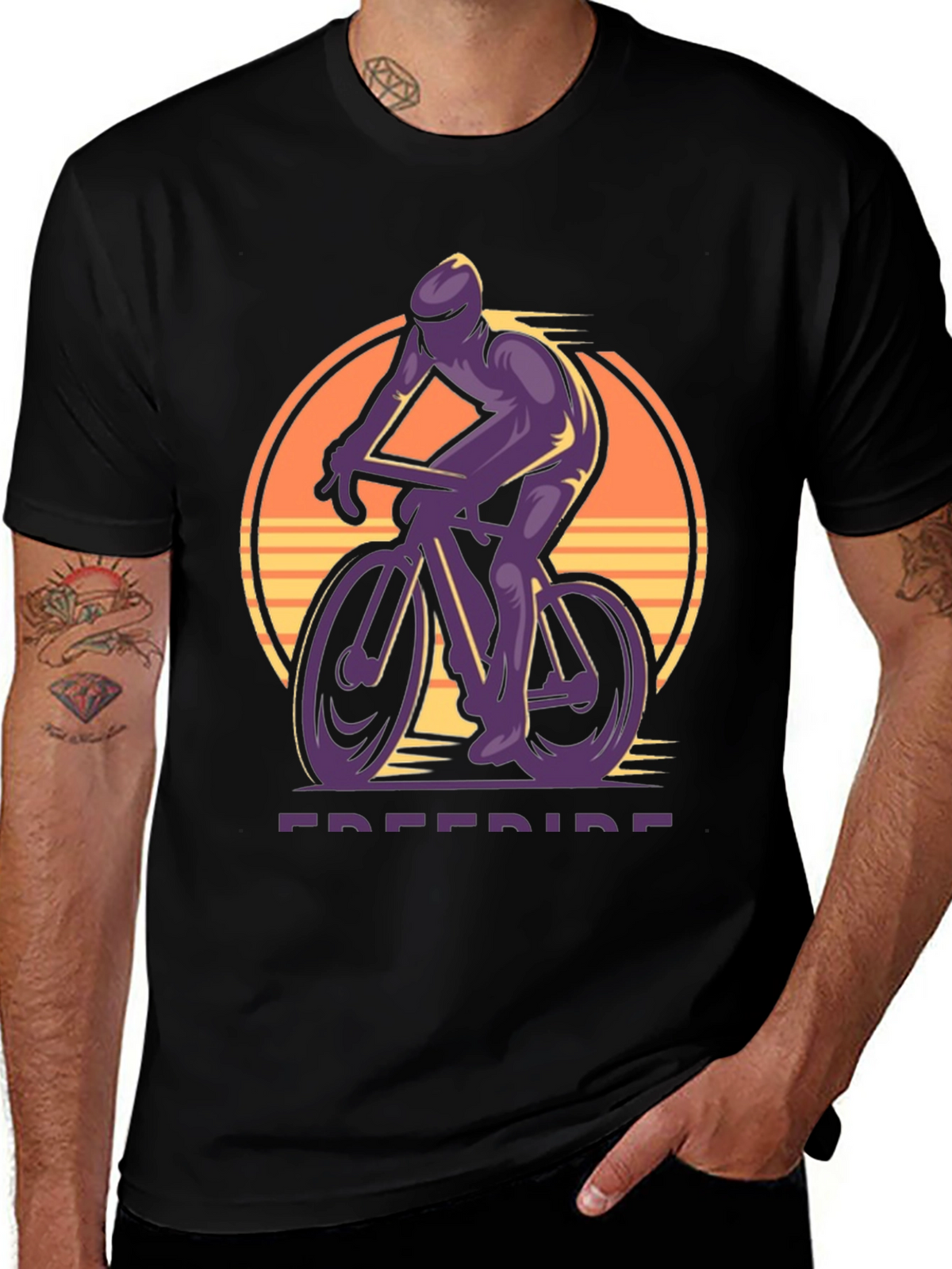 Freeride Graphic T-Shirt - Cycling Enthusiast Tee