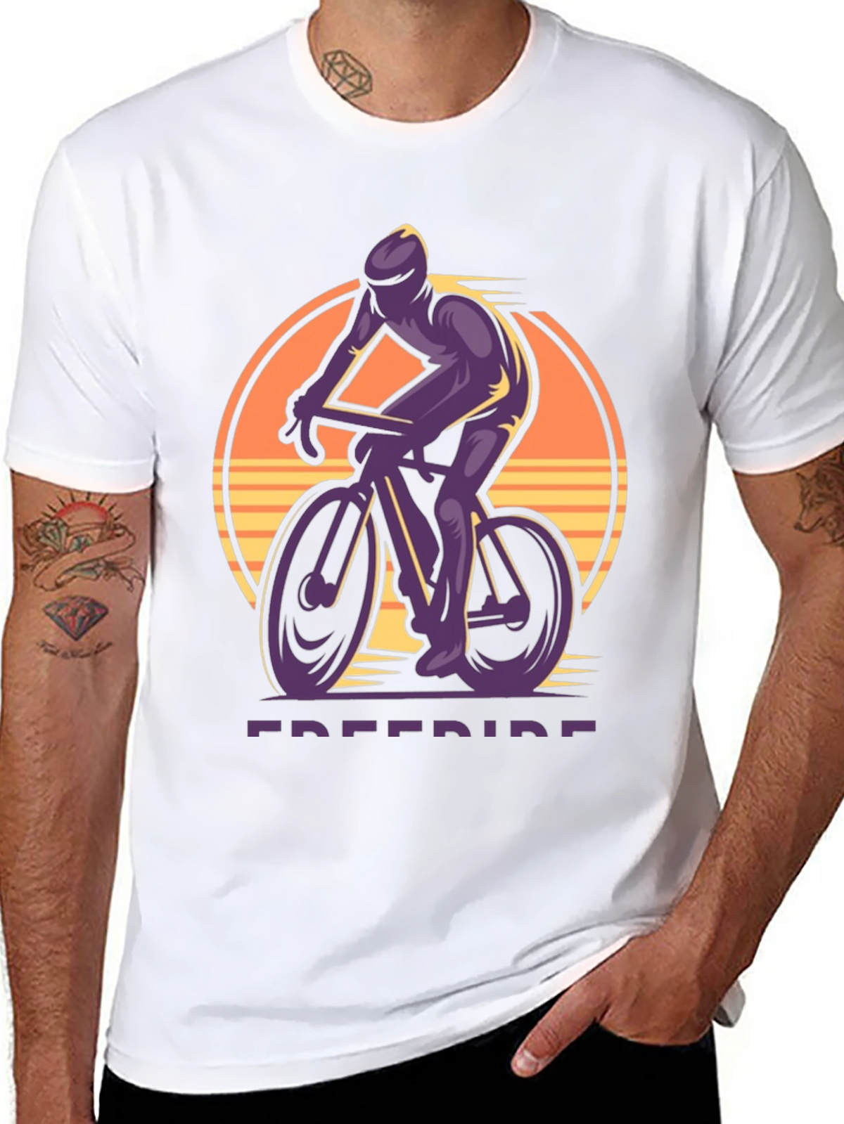 Freeride Graphic T-Shirt - Cycling Enthusiast Tee