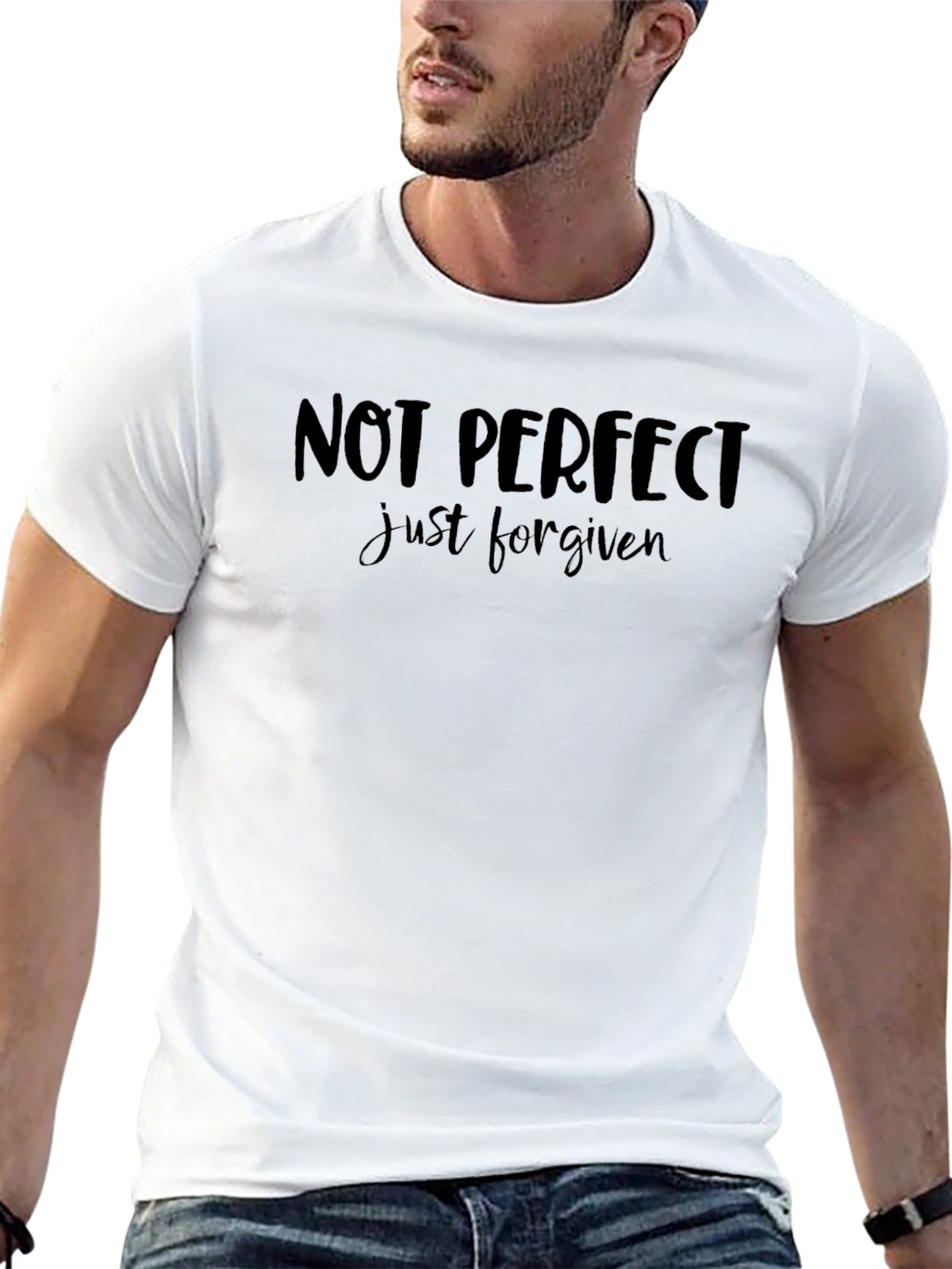 Not Perfect Just Forgiven Graphic Tee