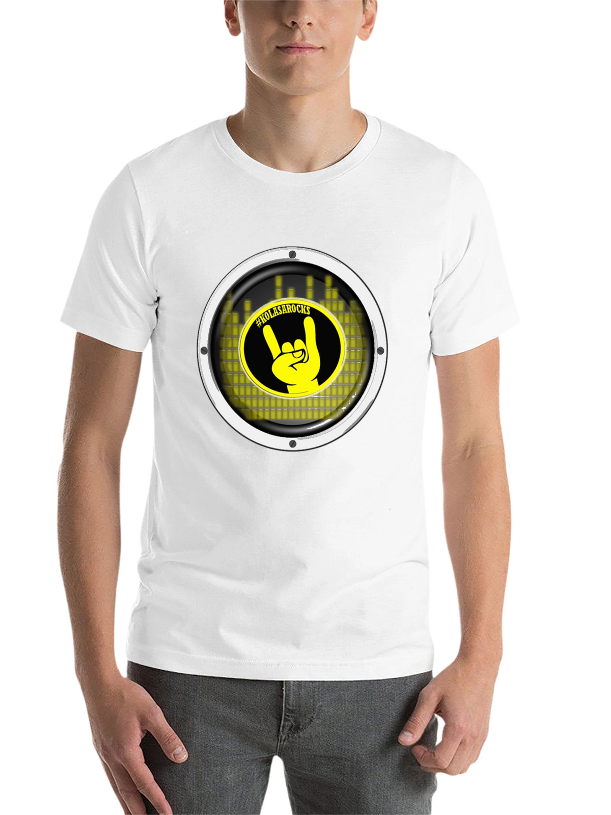 KOLASAROCKS Graphic Tee - Black Crew Neck