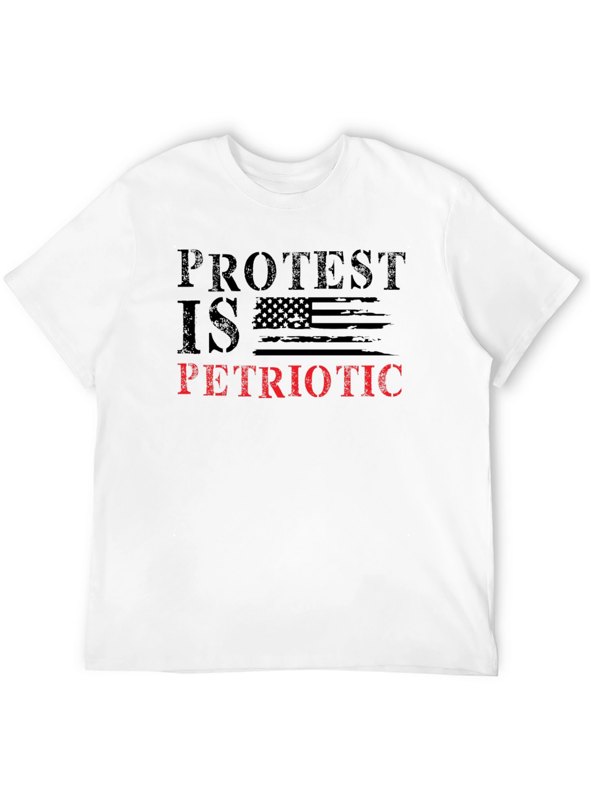 Patriotic Protest T-Shirt - Black