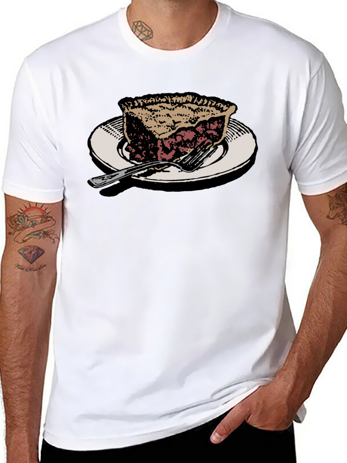Pie Graphic T-Shirt - Delicious Design!