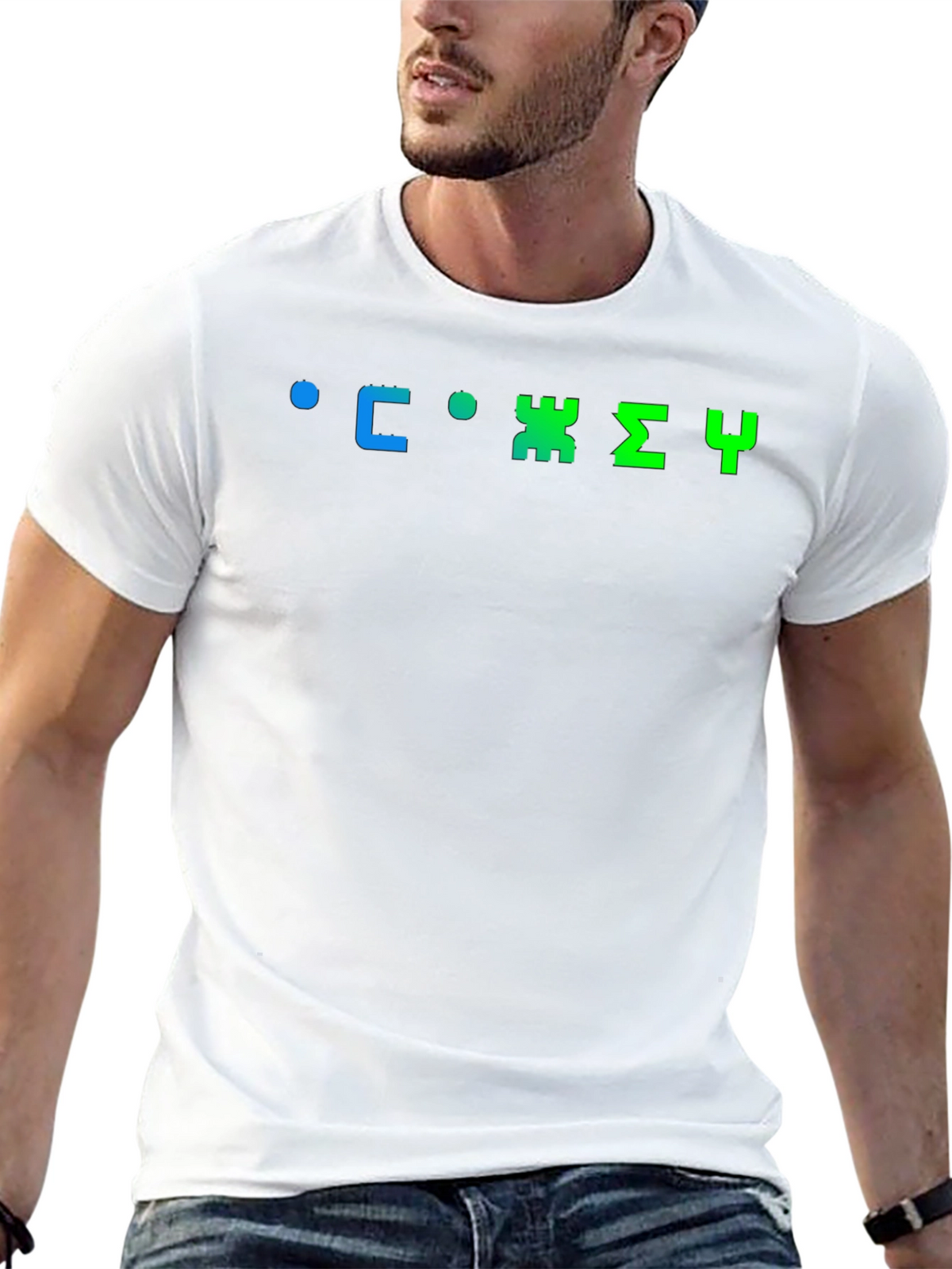 Retro Russian Typography Black T-Shirt