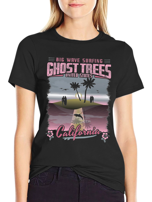 Ghost Trees California Surfing T-Shirt