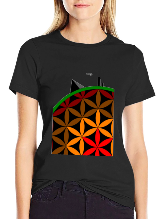 Geometric Flower Power T-Shirt