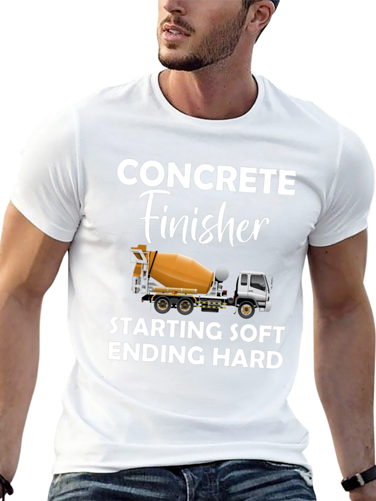 Concrete Finisher T-Shirt - Funny Construction Worker Tee