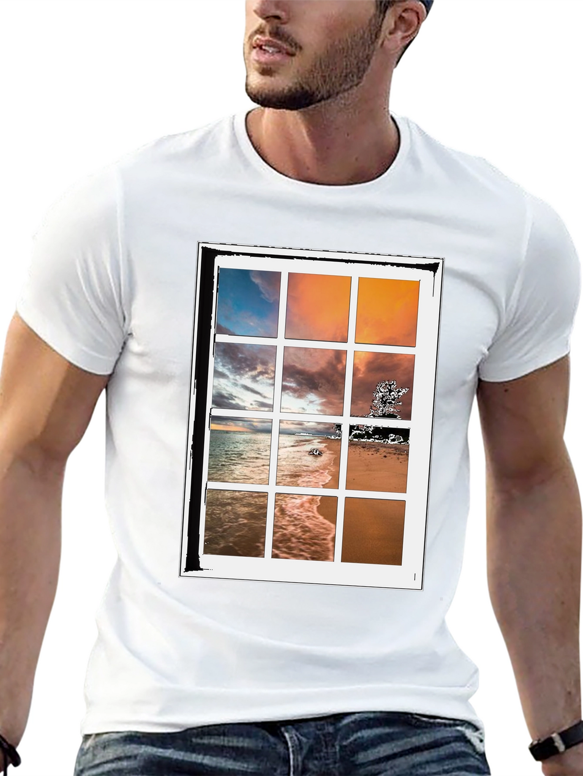 Coastal View T-Shirt: Window to Paradise