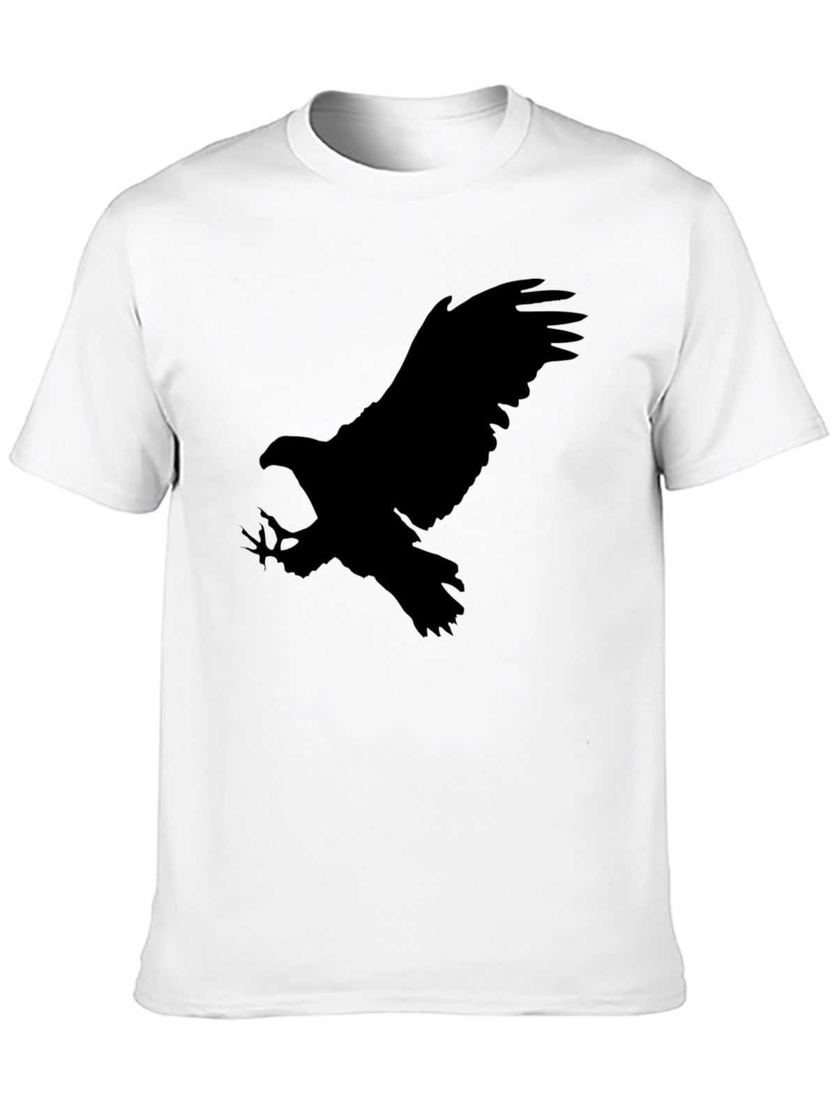 Black Eagle Graphic Tee - Mens Crew Neck T-Shirt