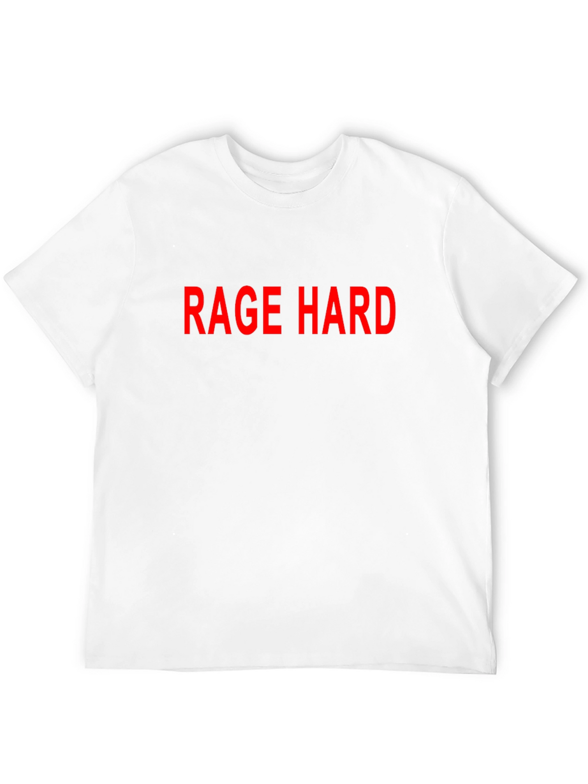 Rage Hard Black Cotton Graphic Tee